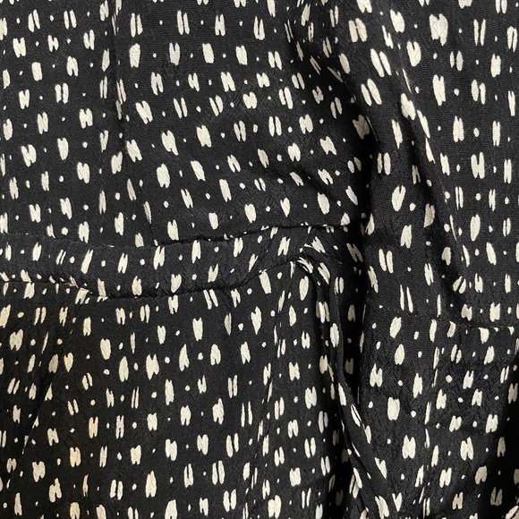 MOVING-SALE Mango wrap dress geometric pattern size 4 - Picture 5 of 5